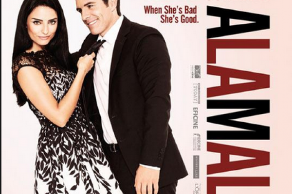 Film poster for the Latin American romantic comedy A La Mala