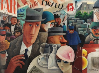 "George Gershwin, an American in Paris" by Covarrubias