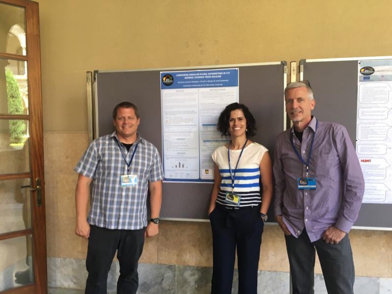 Coautores Murcia Director Terrell Morgan, affiliate, Scott Schwenter, and Verónica Loureiro Rodríguez (Univ. of Manitoba) in Murcia, Spain.