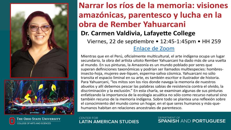 Narrar los rios de la memoria flyer