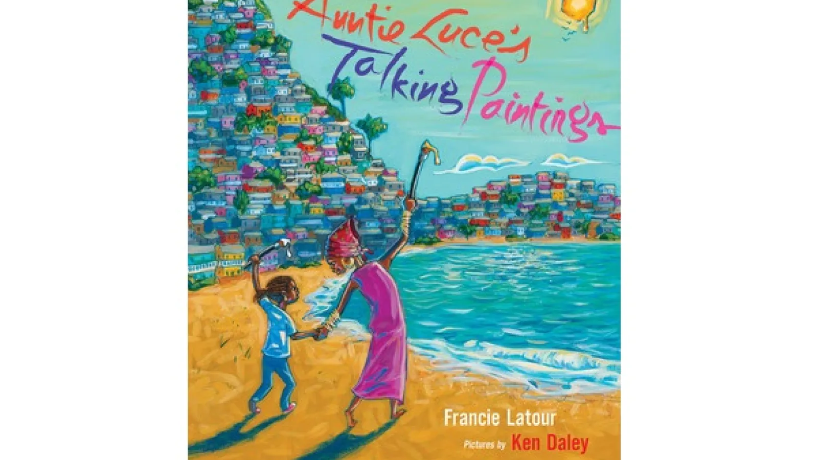 "Auntie Luce's Talking Paintings" book cover
