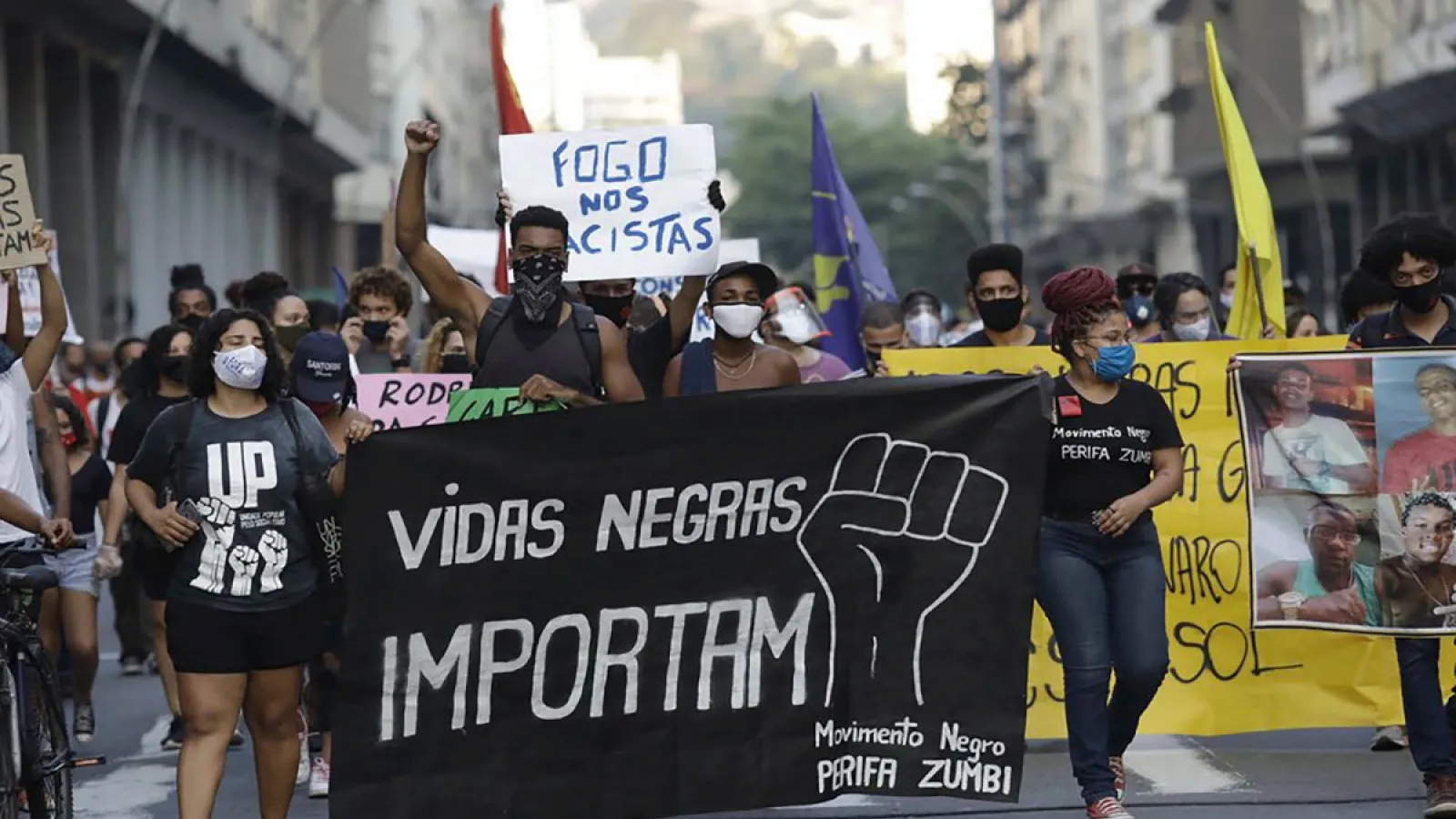 Black Lives Matter protest in Brazil