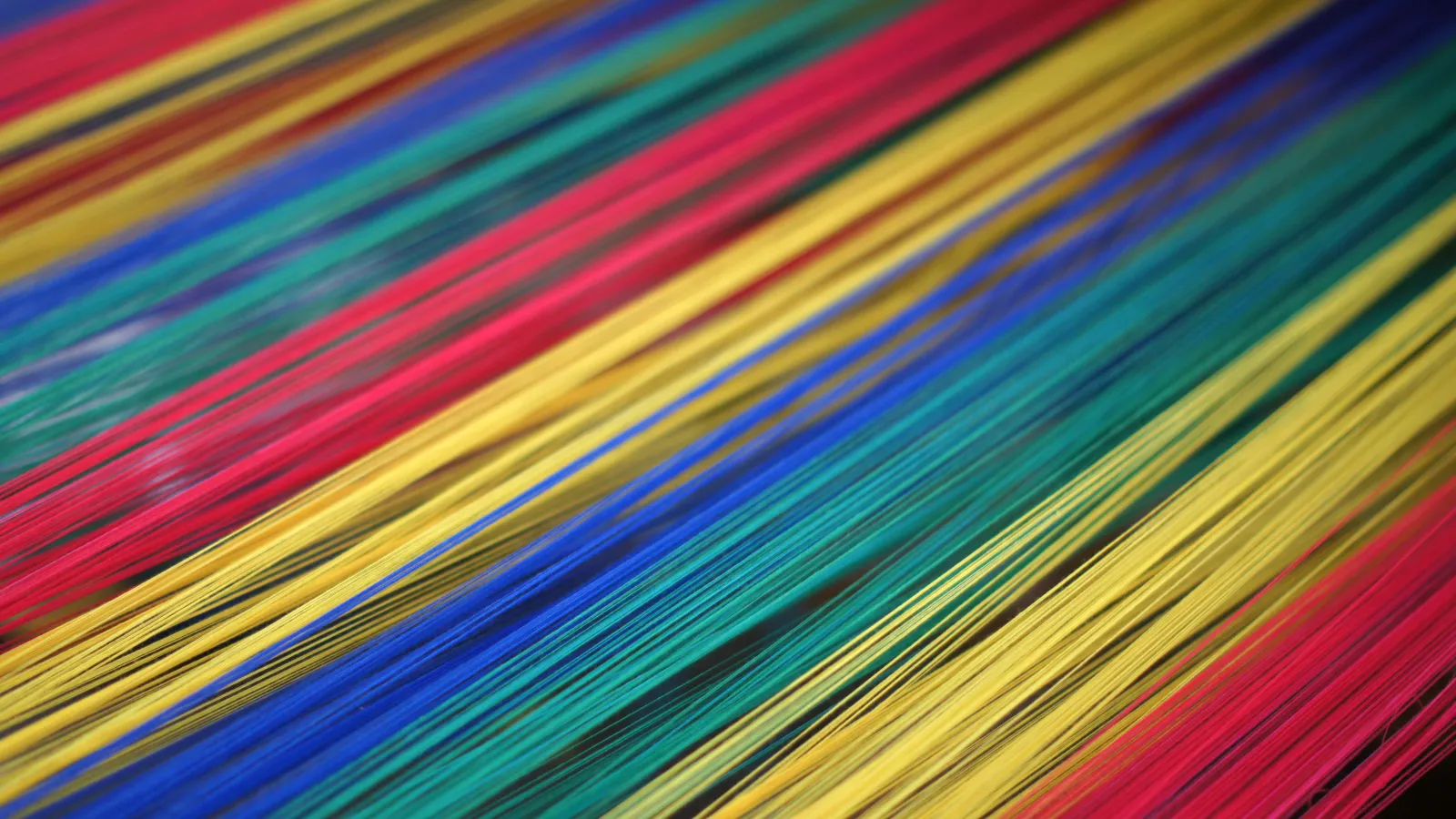colorful thread from Ecuador