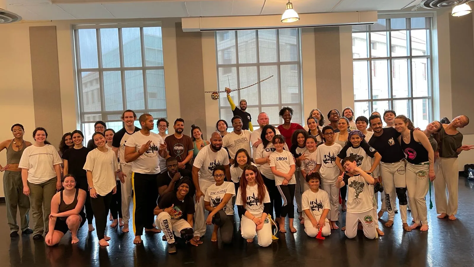Capoeira workshop group photo