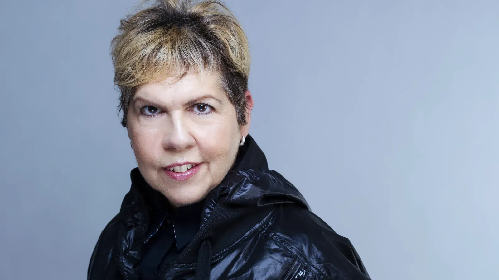 headshot of a woman with short hair