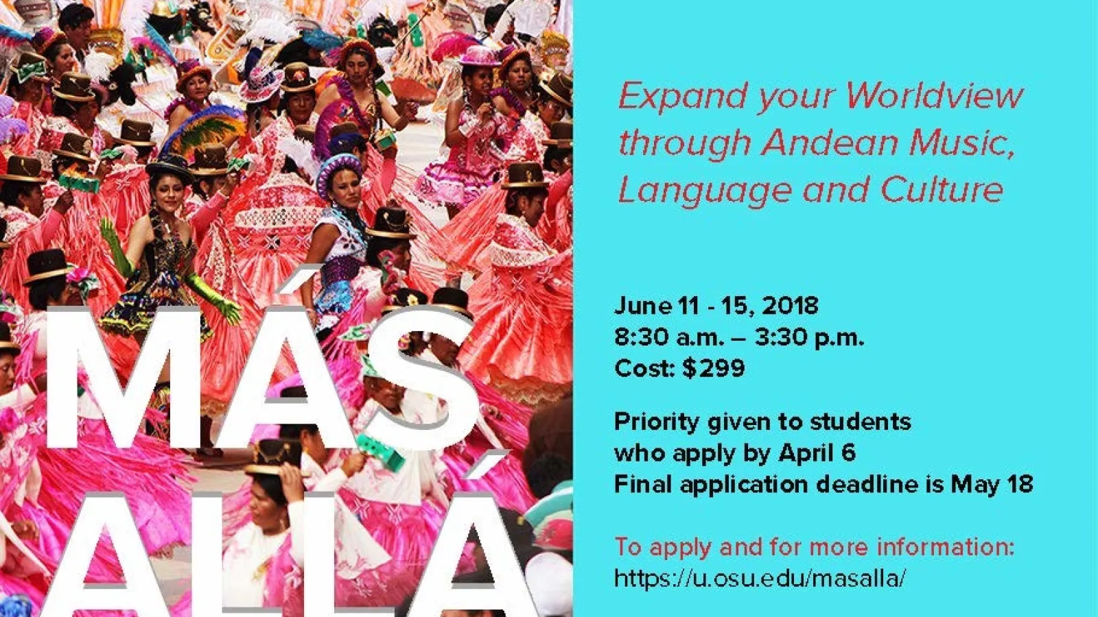 Mas Alla Camp Flyer