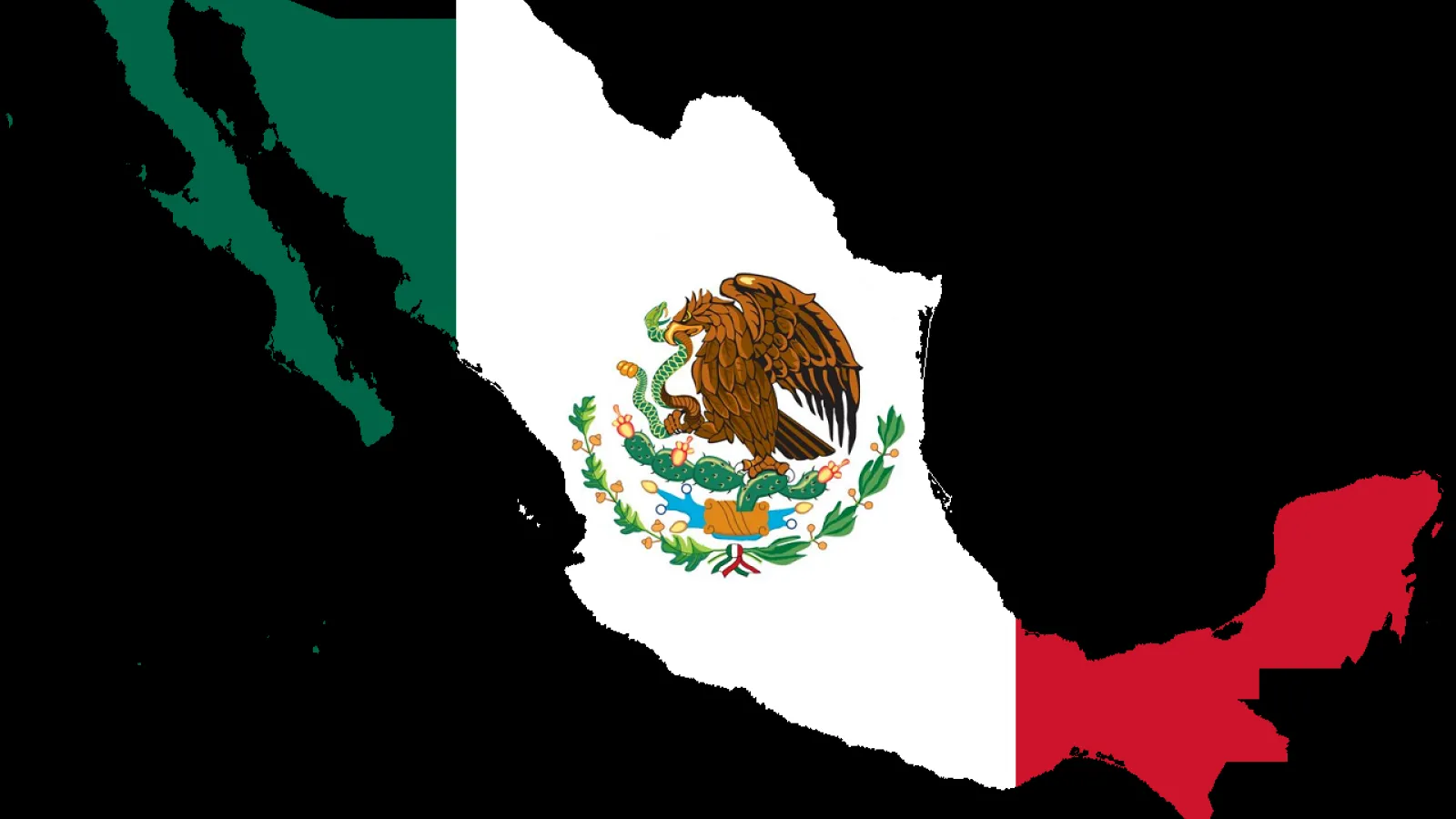 Mexico with flag
