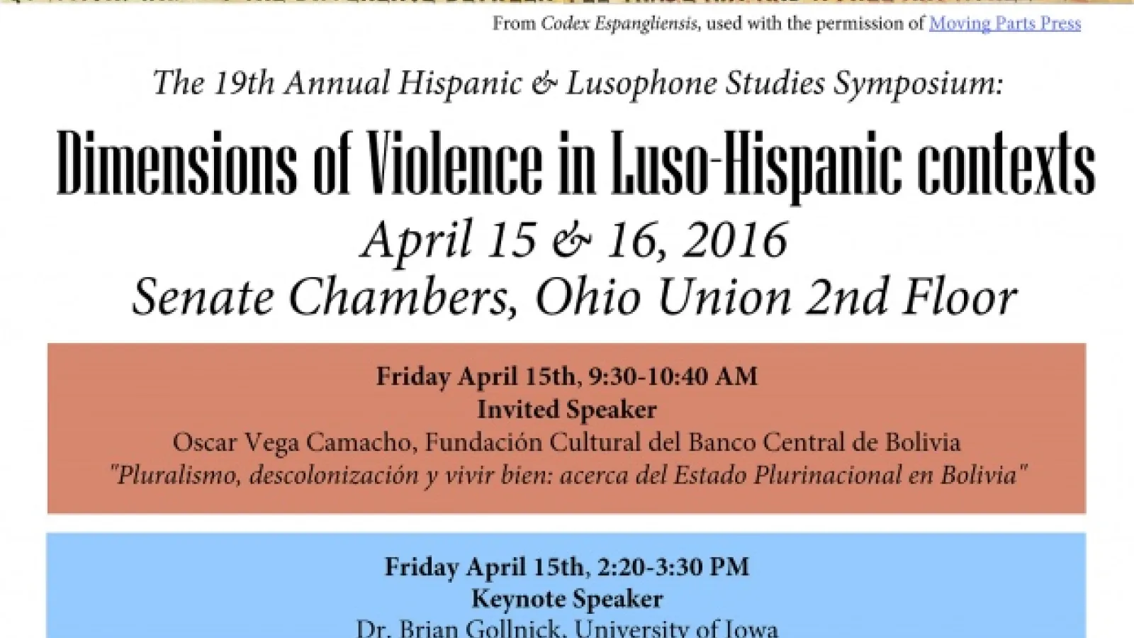 19th Annual Spanish & Portuguese Symposium 