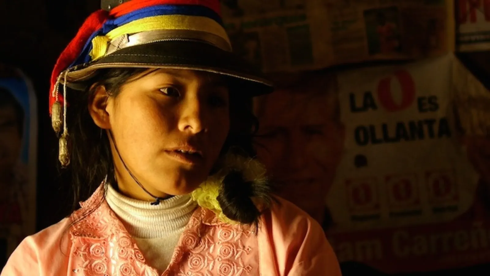 girl in a hat