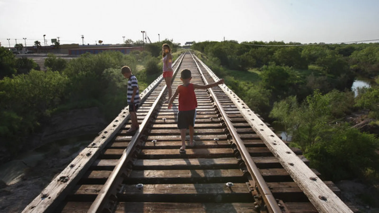 Unaccompanied minors photo.