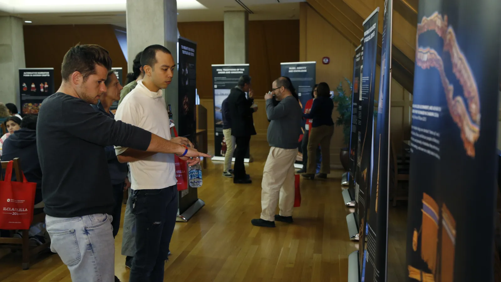 viewers of exhibit