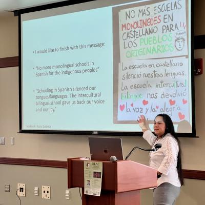 Elvia Andia Grágeda keynote address