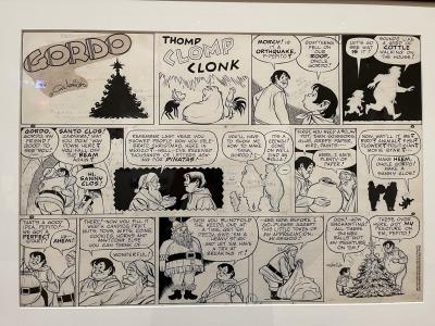 Gus Arriola's "Gordo" Exhibit in the Billy Ireland Comic Museum