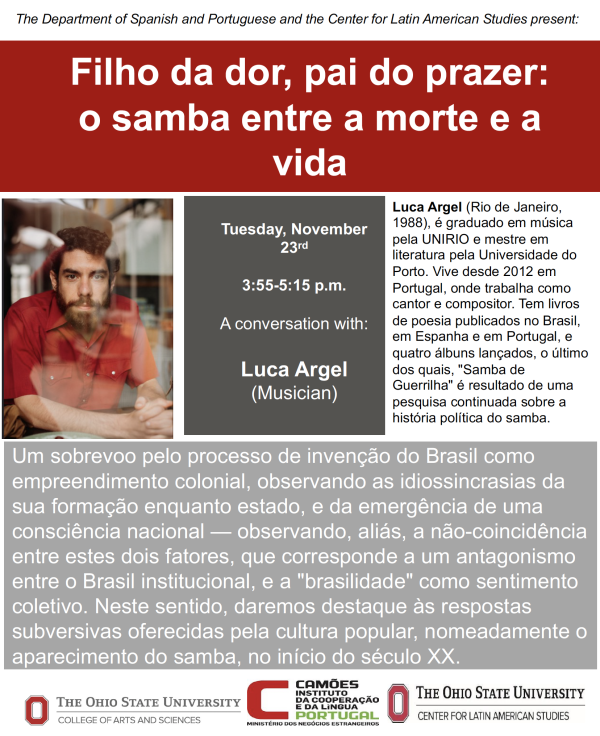 Luca Argel flyer