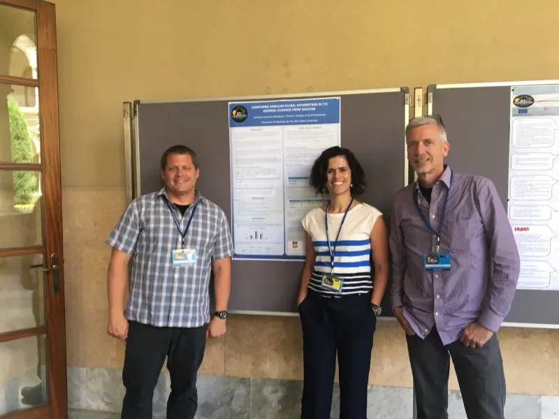 Director Terrell Morgan, affiliate, Scott Schwenter, and Verónica Loureiro Rodríguez (Univ. of Manitoba) in Murcia, Spain.
