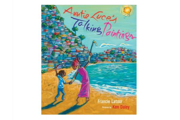 "Auntie Luce's Talking Paintings" book cover