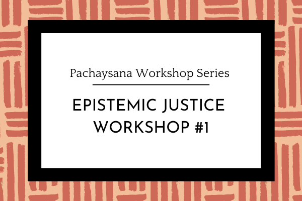 Pachaysana Workshop Series Banner