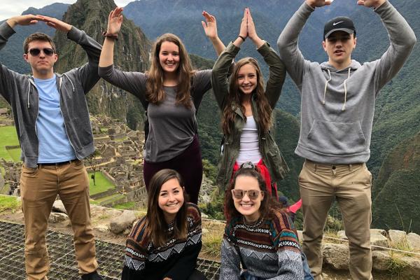 Peru Study Abroad students