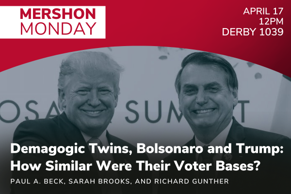 Demagogic Twins, Bolsonaro and Trump: How similar were their voter bases? Flyer