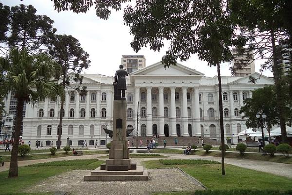 white building