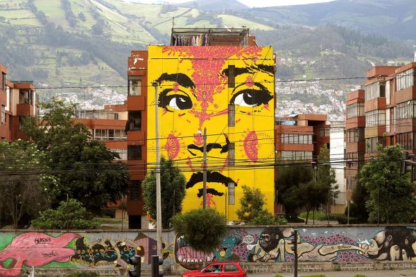 Graffiti art in Quito, Ecuador (Stinkfish)